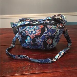 Vera Bradley Blue Floral Crossbody Bag